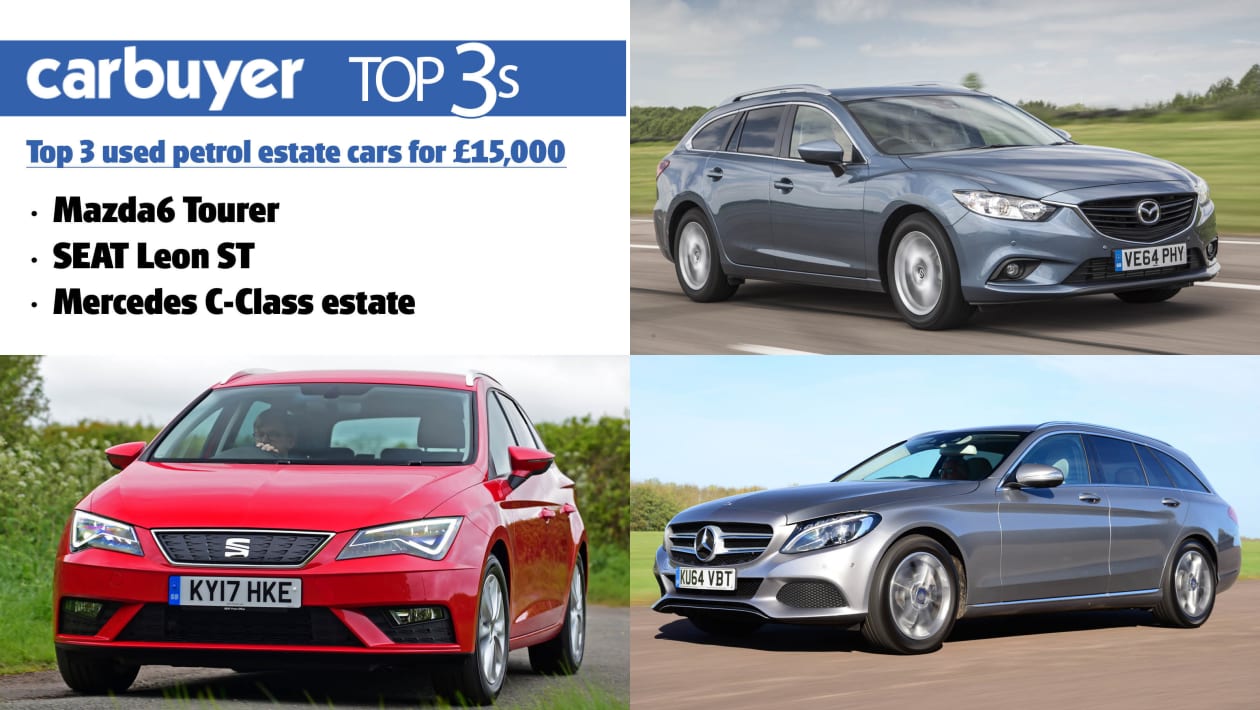 Top 3 used petrol estate cars for under £15,000 Carbuyer